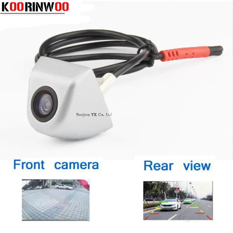 Koorinwoo HD CCD Мини Серебряная Автомобильная Передняя камера/камера заднего вида