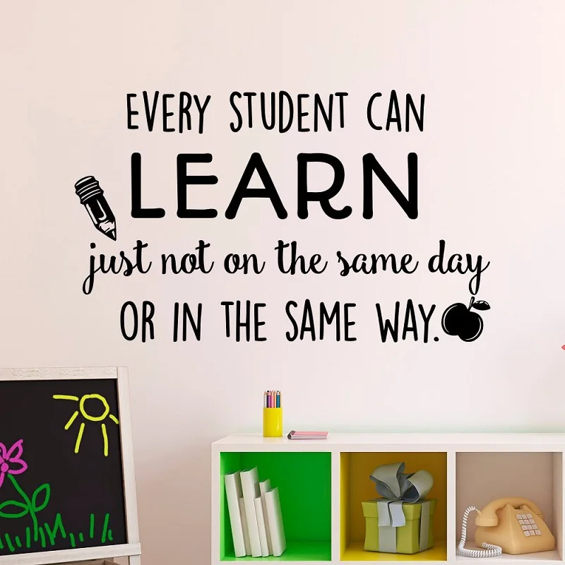 Education wall decal education quote school classroom children bedroom vinyl decorative art mural 2KX9 | Дом и сад