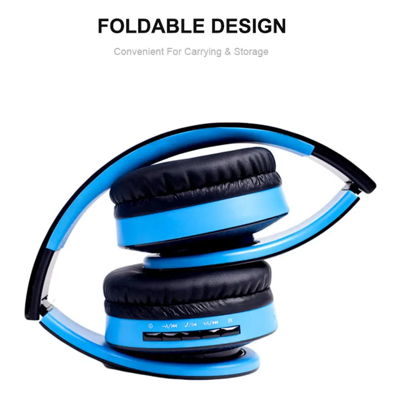 AIDM Bluetooth наушники над ухом Hi Fi стерео Беспроводная гарнитура складная Мягкая