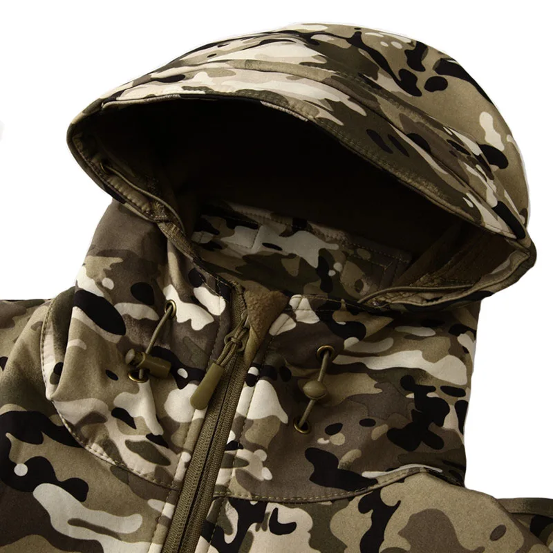 Brand Camouflage Military Men Hooded coat, Sharkskin Softshell US Army Tactical Multicamo, Woodland, A-TACS, AT-FG jacket
Brand Camouflage Military Men Hooded coat, Sharkskin Softshell US Army Tactical Multicamo, Woodland, A-TACS, AT-FG jacket