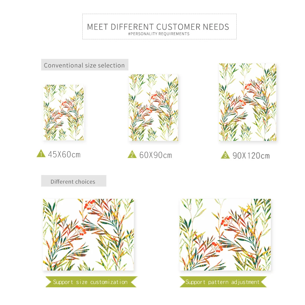 

Stained Static Cling Window Film Frosted Opaque Privacy Glass Sticker Home Decor Digital print BLT1301 Wicker
