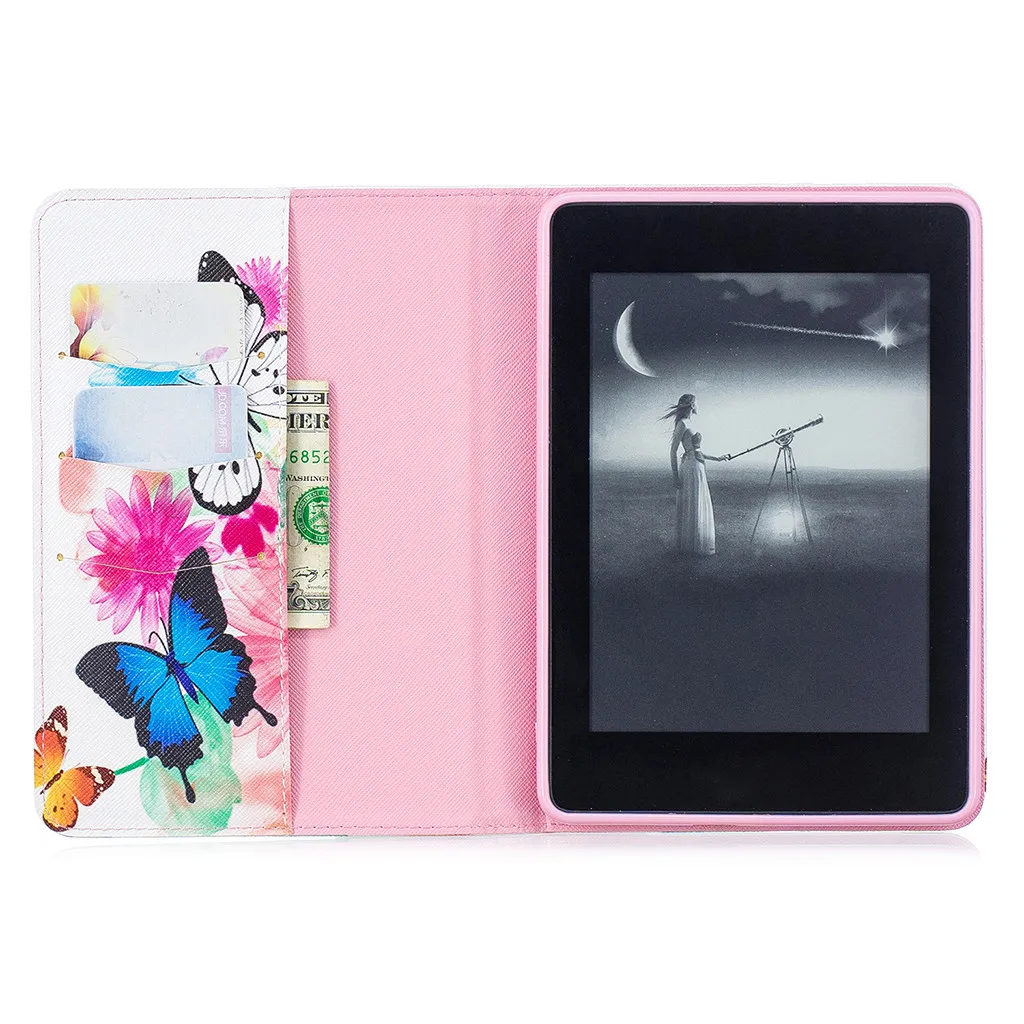 Чехол для планшета Amazon Kindle Paperwhite 10. Generation 2018 ультра тонкий смарт кожаный чехол