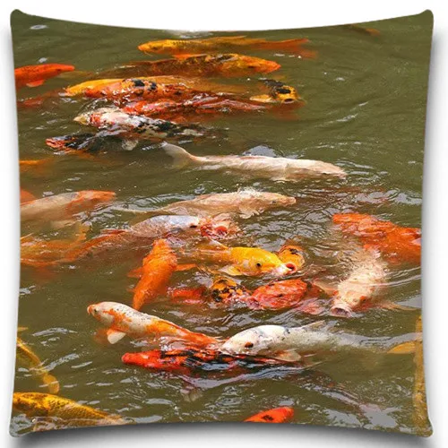 Животное кои в китайской живописи море подушки для животных чехол 5 Размер 9 Стиль
