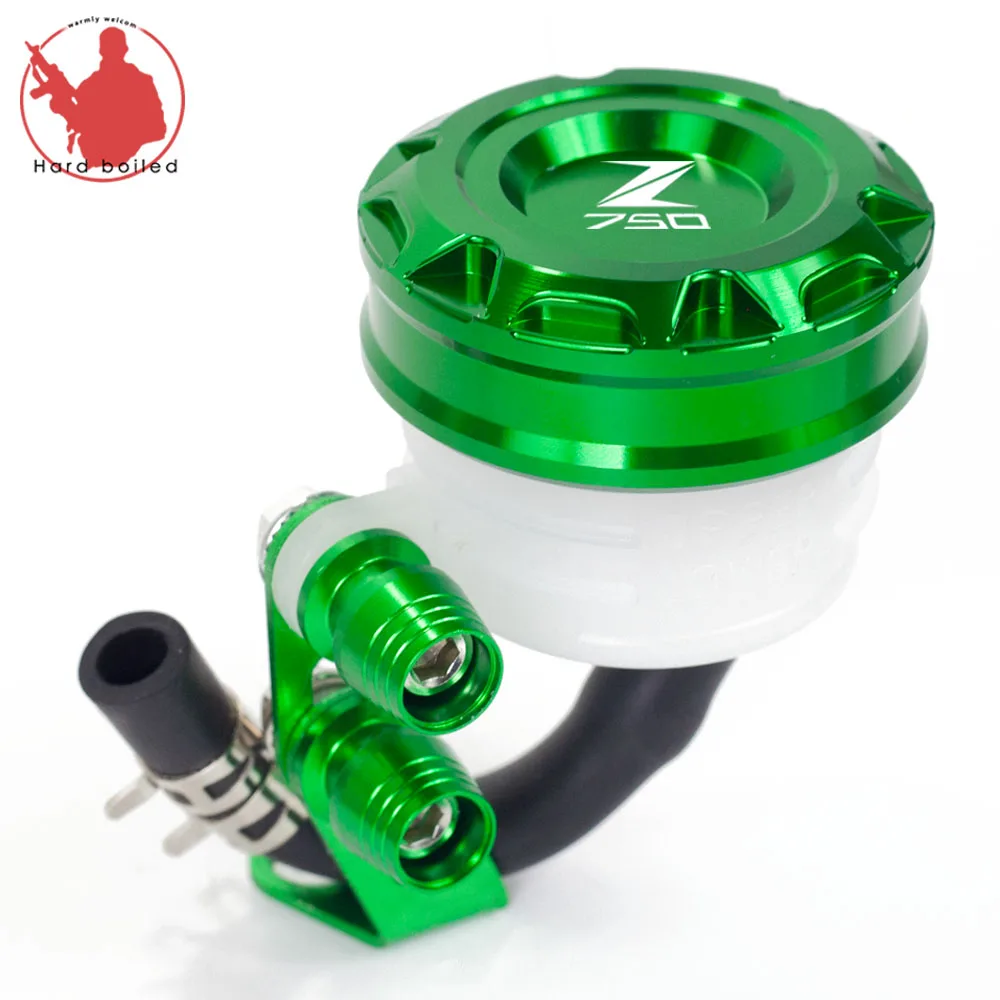 Зеленый Горячая для KAWASAKI Z750 Z750R Z750S Z 750 аксессуары для мотоциклов Задняя Тормозная жидкость Крышка Резервуара масляный стакан - Цвет: Зеленый