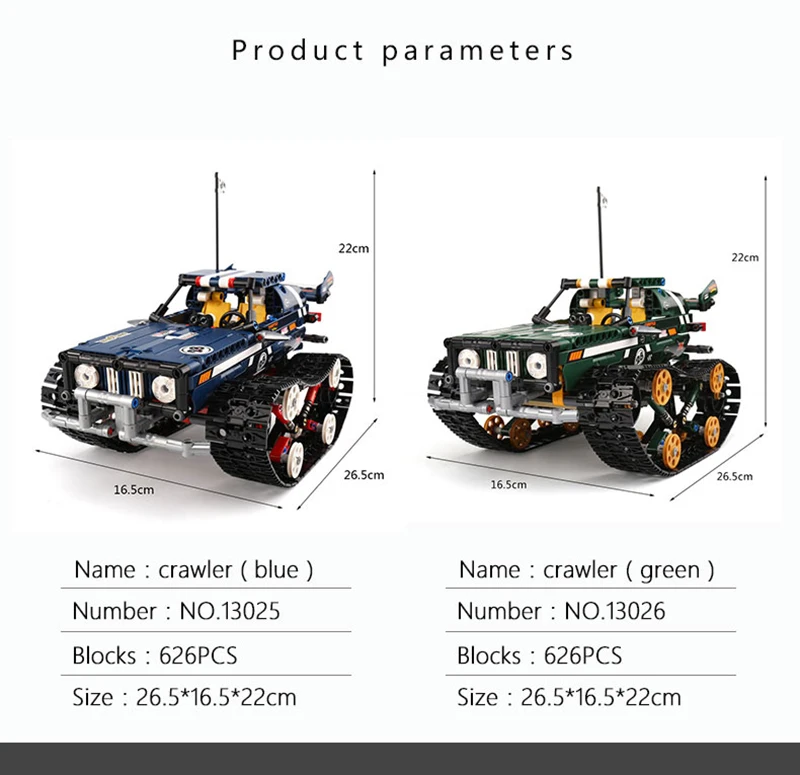 Форма KING 13025 13026 гусеничный RC гоночный автомобиль гонщик пульт дистанционного
