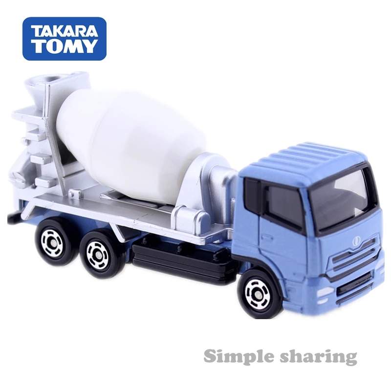 Takara Tomy TOMICA NISSAN QUON Дизель Бетономешалка No.53 металлический автомобиль миниатюры