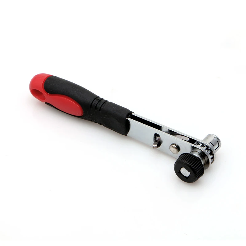 

For Mini Rapid Ratchet Wrench 1/4 Screwdriver Rod Quick Socket Wrench Tools Red