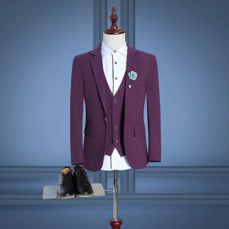 Новинка весна осень 2017 модные стильные мужские костюмы высококачественные