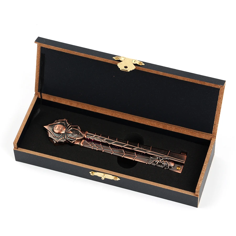 

Pocket Folding Knife Practice Butterfly Knife Cool Balisong Black Widow Spider Training Knives Tool Gift Boxes No Sharp