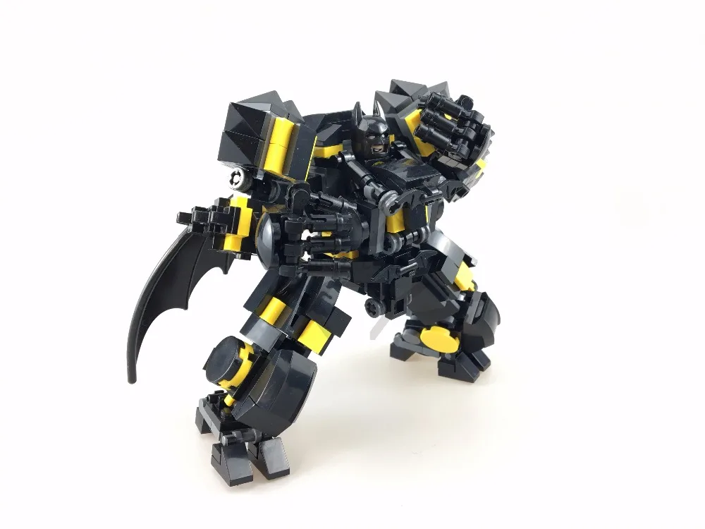 Комикс клуб в наличии MOC строительные блоки РОБОТ Бэтмен нормальная Броня и