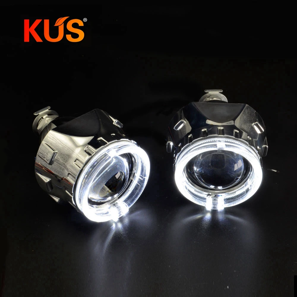 Биксеноновая линза для проектора 2 5 дюйма светодиодная дневная ходьба DRL