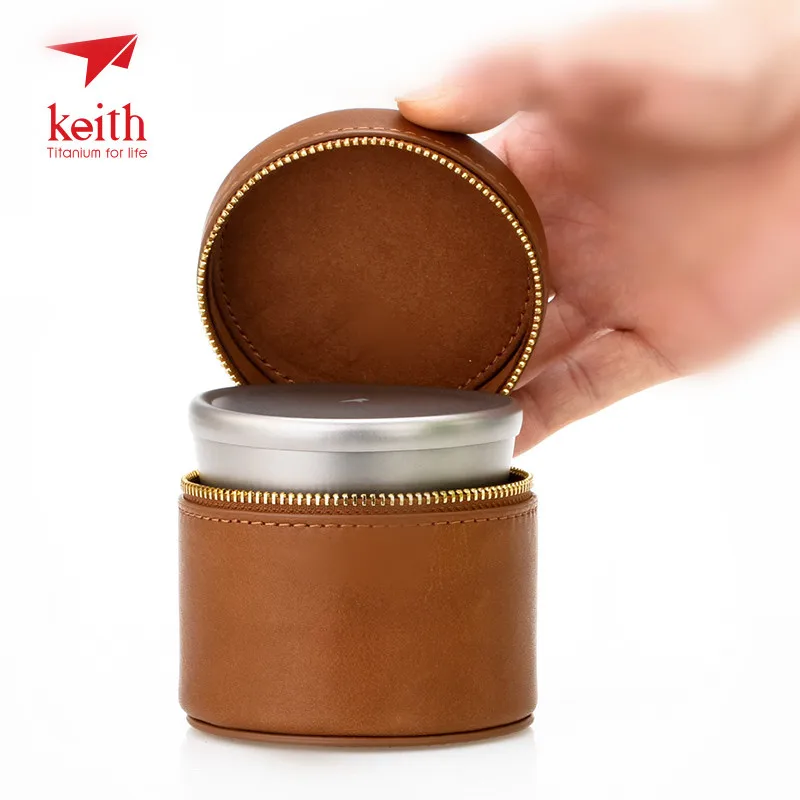 Портативный ситечко для чая Keith Titanium 220 мл ультралегкий Легкий Фильтр кофе
