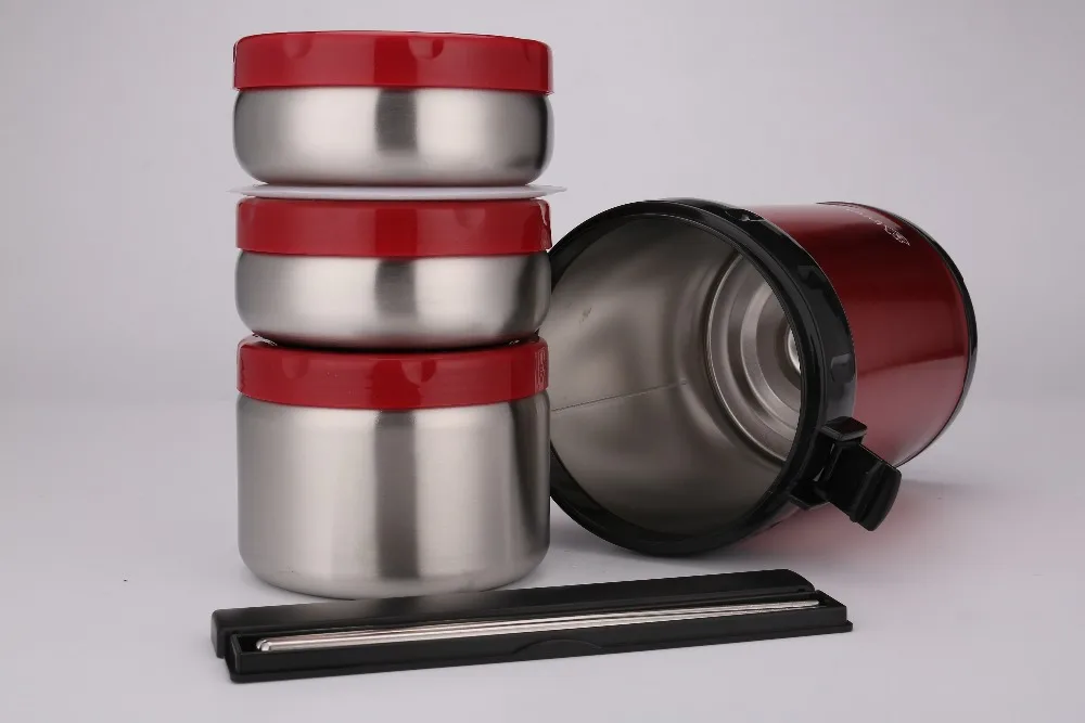 Lebete 1.8L Нержавеющей стали горячей пищи термос Бенто-ланч контейнеров тепловой