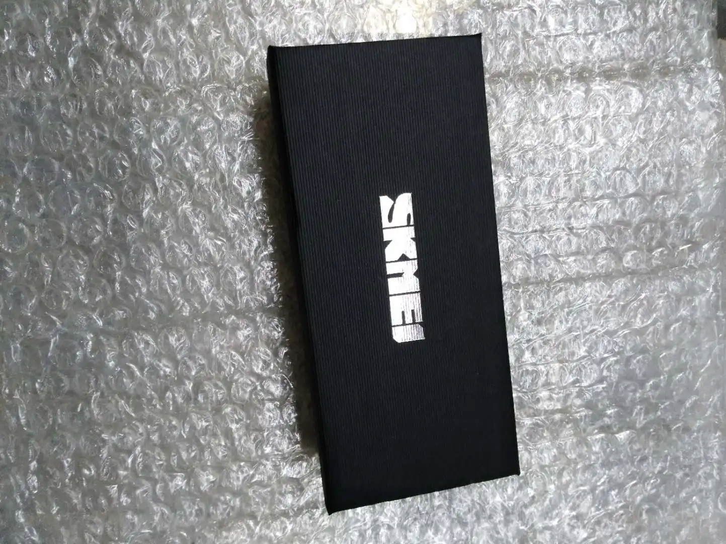 watch box SKMEI новые топ роскошные часы мужские Брендовые мужские часы ультра тонкие из нержавеющей стали сетчатый ремешок кварцевые наручные часы модные мужские часы - Цвет: watch box