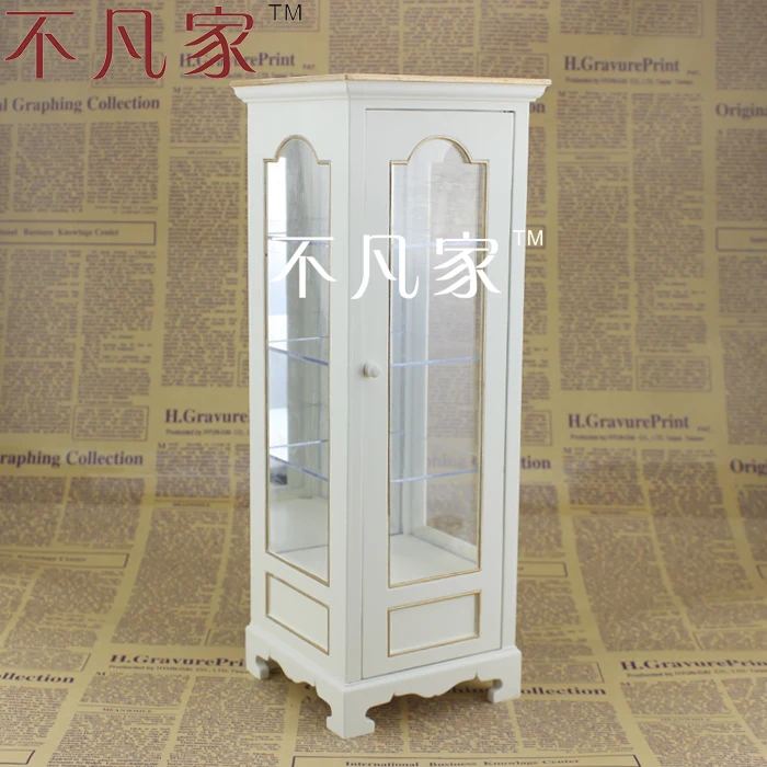 BJD 1/6 шкала миниатюрная мебель хорошо сделанная белая витрина|miniature furniture|miniatures