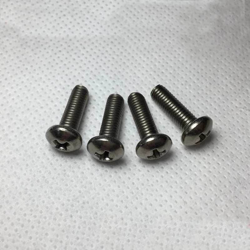M5 механические болты из чистого титана с круглой головкой Phillips|screw pan head|titanium