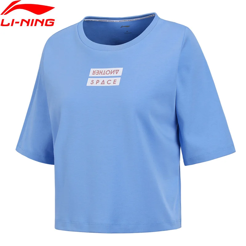 Женская спортивная футболка (Break Code)Ling Ning свободные футболки из 100% хлопка с