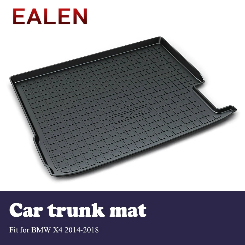 EALEN For BMW X4 F26 2014 2015 2016 2017 2018 Boot Liner Anti Slip and Waterproof Mat Accessories 1Set Car Cargo rear trunk mat