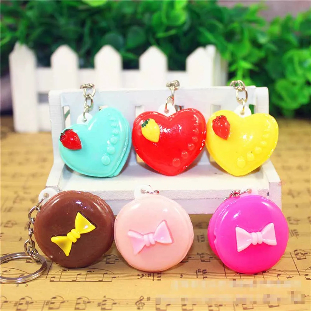 10 шт./лот новинка милые брелоки из каучука в виде гамбургера имитация еды кулон