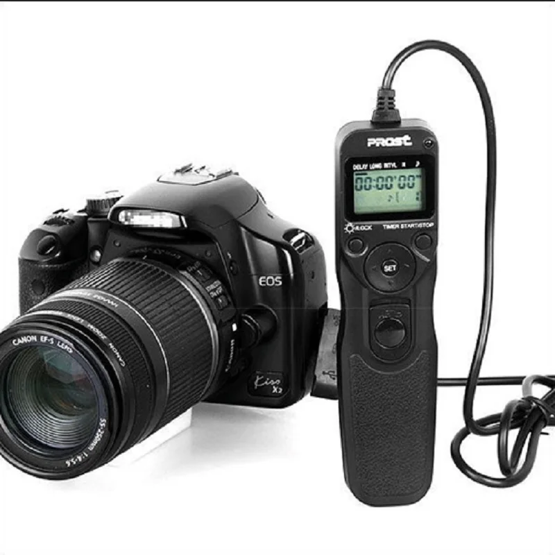 Кабель дистанционного спуска затвора PROST с таймером и для Canon 700D 650D 600D 550D T5i T4i