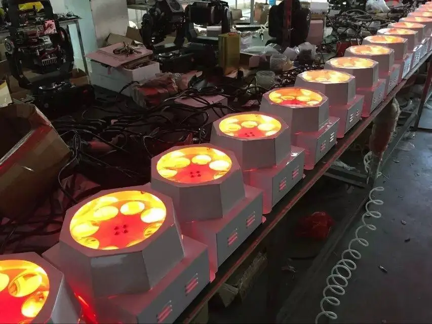 8 шт./лот светодиодный источник света шт. * 3 Вт 4 в 1 RGBW cree эффект led gobo сценический