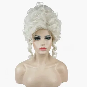 Парики для косплея StrongBeauty, принцесса Мария-Антуанетта, кудрявые волосы средней длины