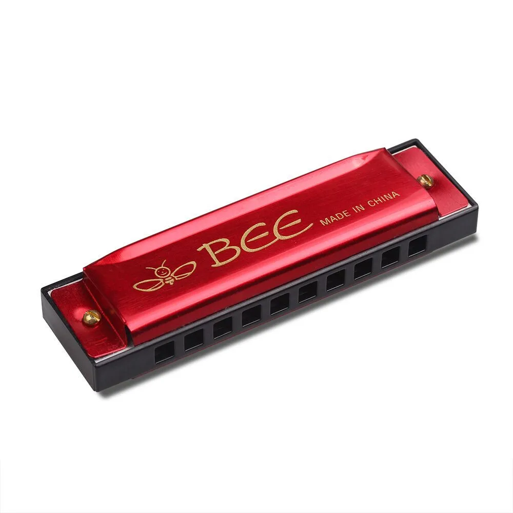 

Bee 10 Holes C Harmonica Children Musical Kid Beginner Education Birthday Gift