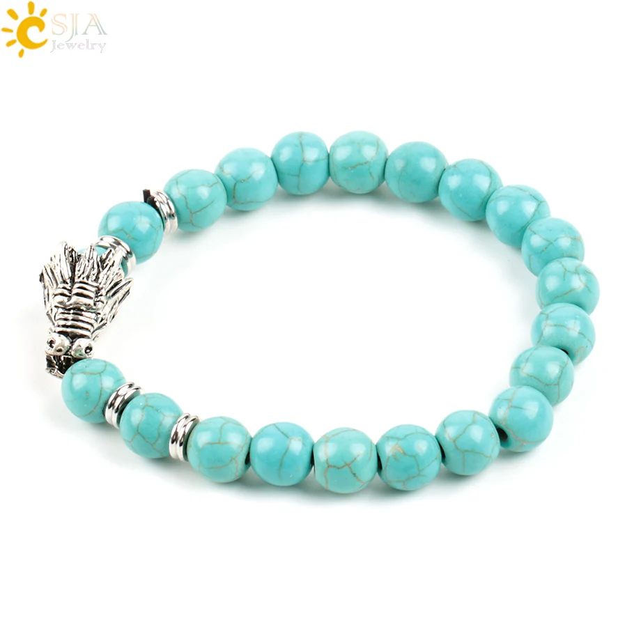 Высококачественный европейский браслет CSJA сплав гантеля штанга старинный