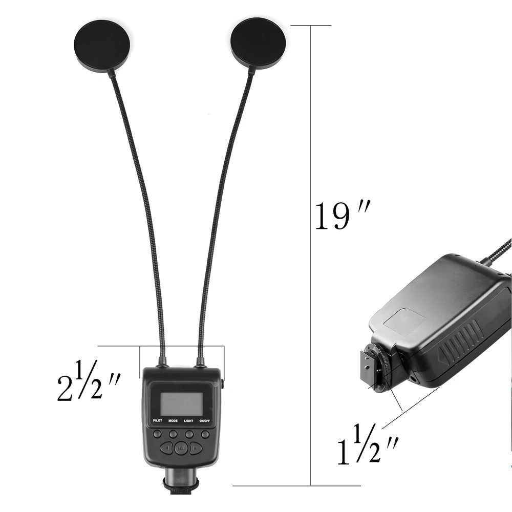 Travor ML 2D Кольцевая вспышка светодиодный Макро Вспышка Speedlite Металлорукав