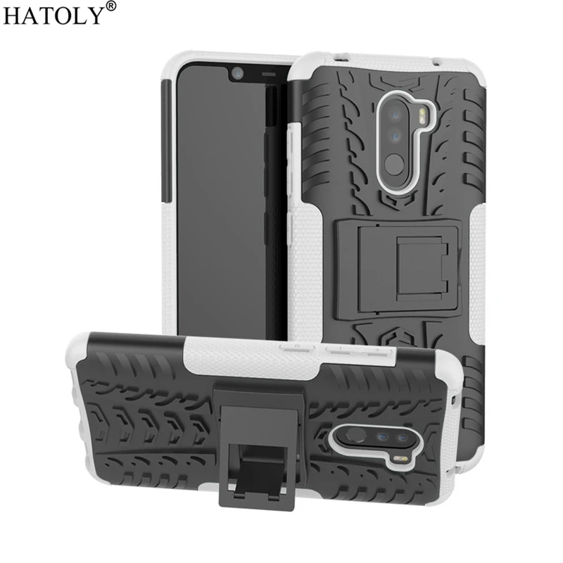 for cover xiaomi pocophone f1 case anti knock heavy duty armor cover for poco f1 silicone phone bumper case for xiaomi poco f1 free global shipping