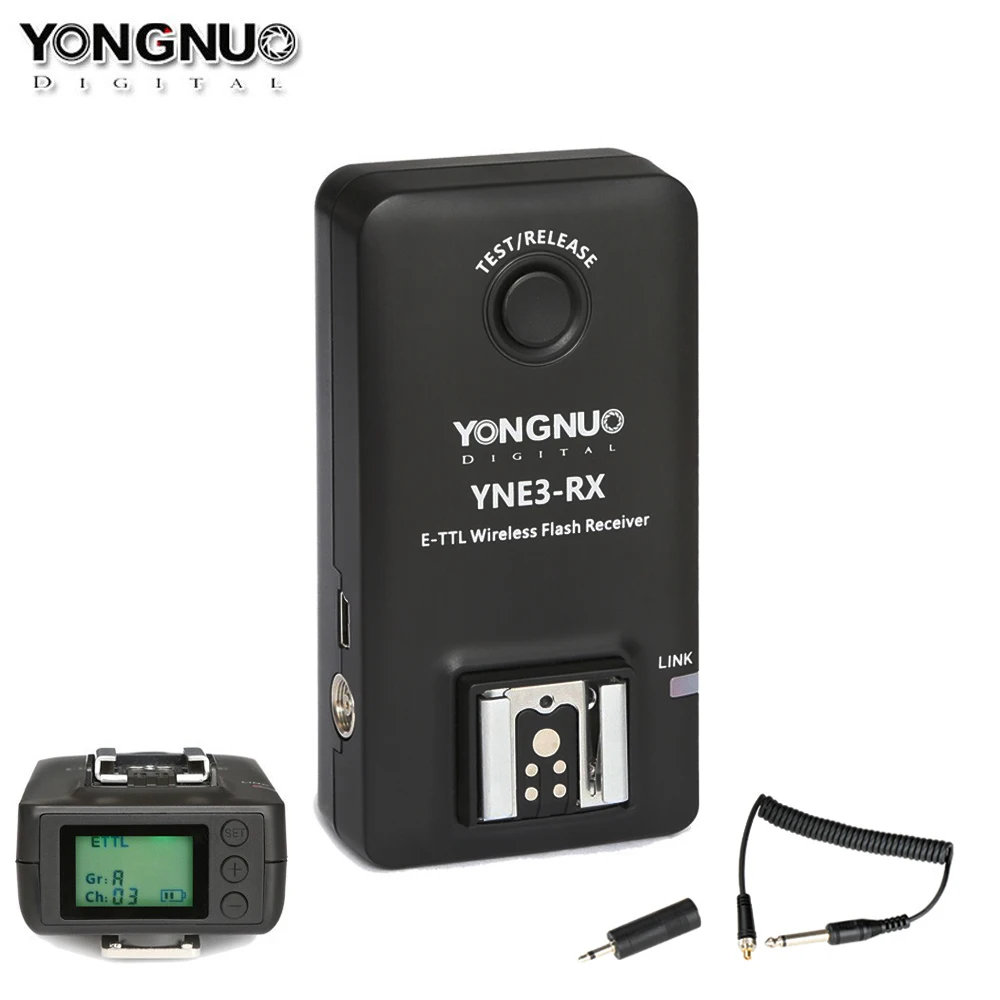 Yongnuo YN E3 RX беспроводной приемник вспышки с триггером для YN568EX II/YN565EX II/E TTL II/YN600EX RT