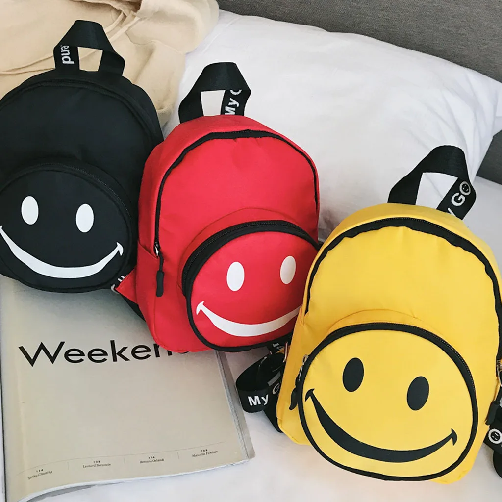 

Children's School Bag Cartoon Bag Anti-lost Children's Bag Cute Smiley Backpack Backpack Children's Bag Mochila Escolarc