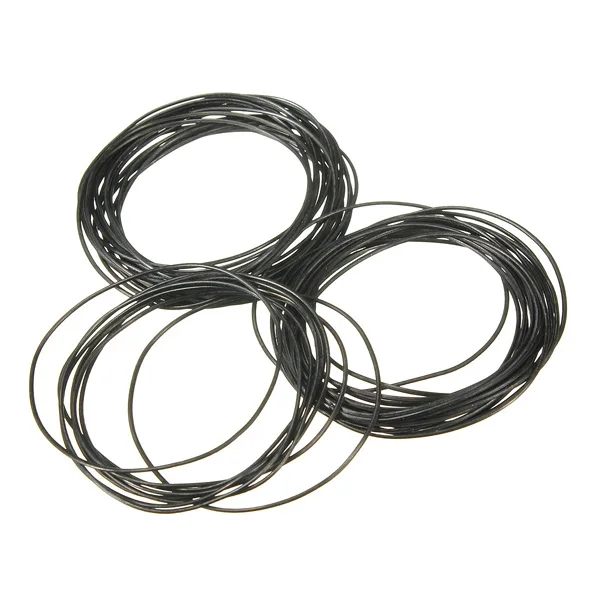 0.7mm 50pcs 16mm-35mm O Ring Rubber Seal Washers Waterproof Round Watch Gaskets | Наручные часы