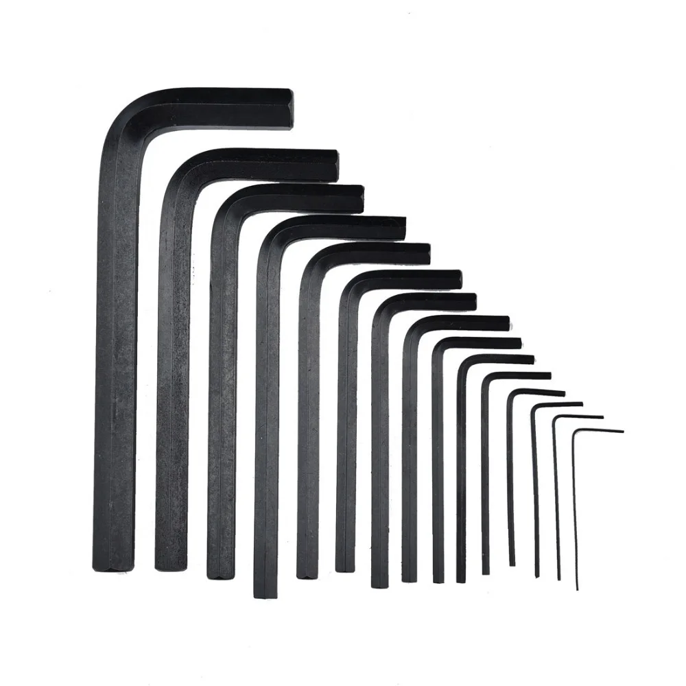 

UNeefull 30pcs /set Allen wrench key SAE and Metric size Hexagonal wrench Chrome vanadium tools set Universal wrench Hexahedron