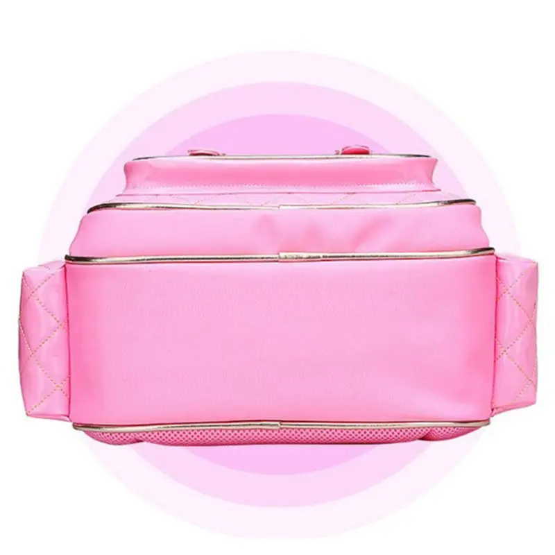 

New Cute Children Backpack Grade The pu leather Girls School butterfly backpackO school fashion best waterproof backpack