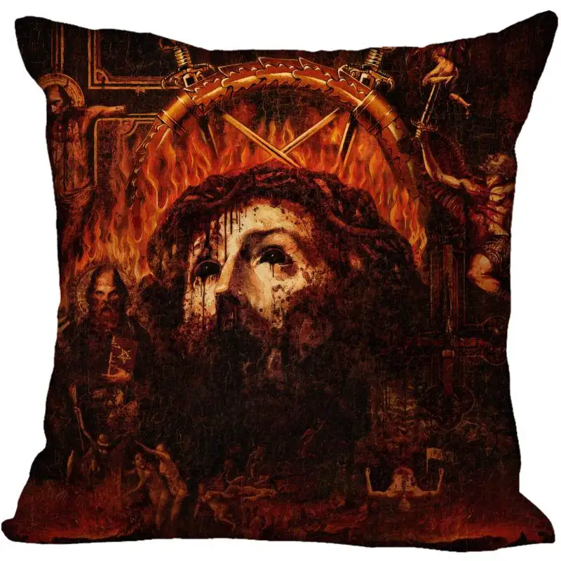 Заказная квадратная наволочка Slayer на заказ Чехол для подушки на молнии 40x40,45x45 см(с одной стороны - Цвет: Pillowcase 9