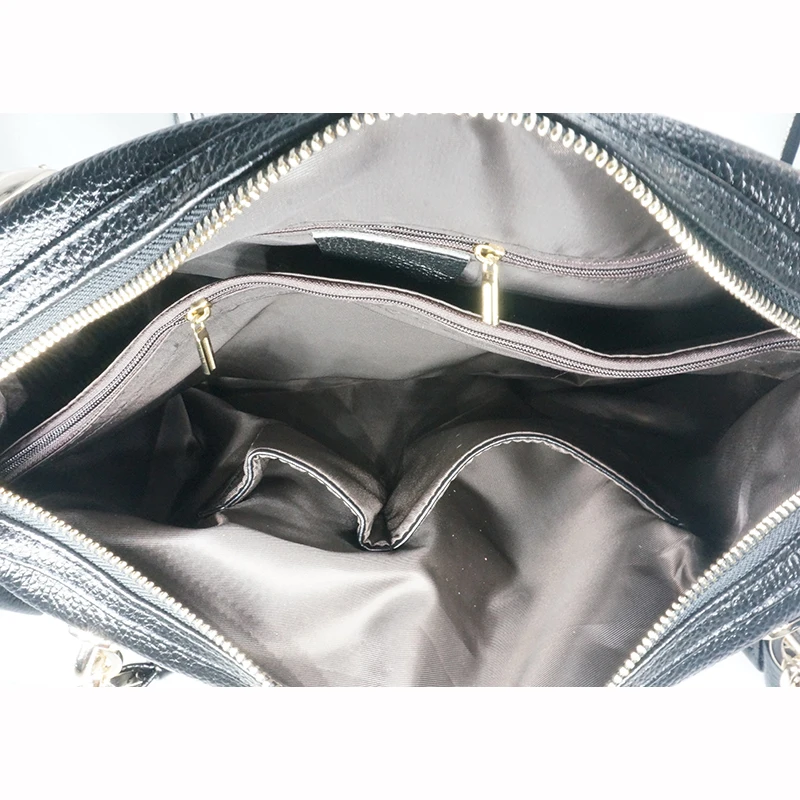 Большая сумка-хобо из 100% натуральной коровьей кожи женская сумка сумки через