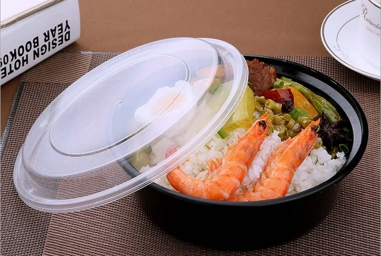 Горячее предложение! 900 мл 1 отсек многоразовые пластиковые контейнеры для