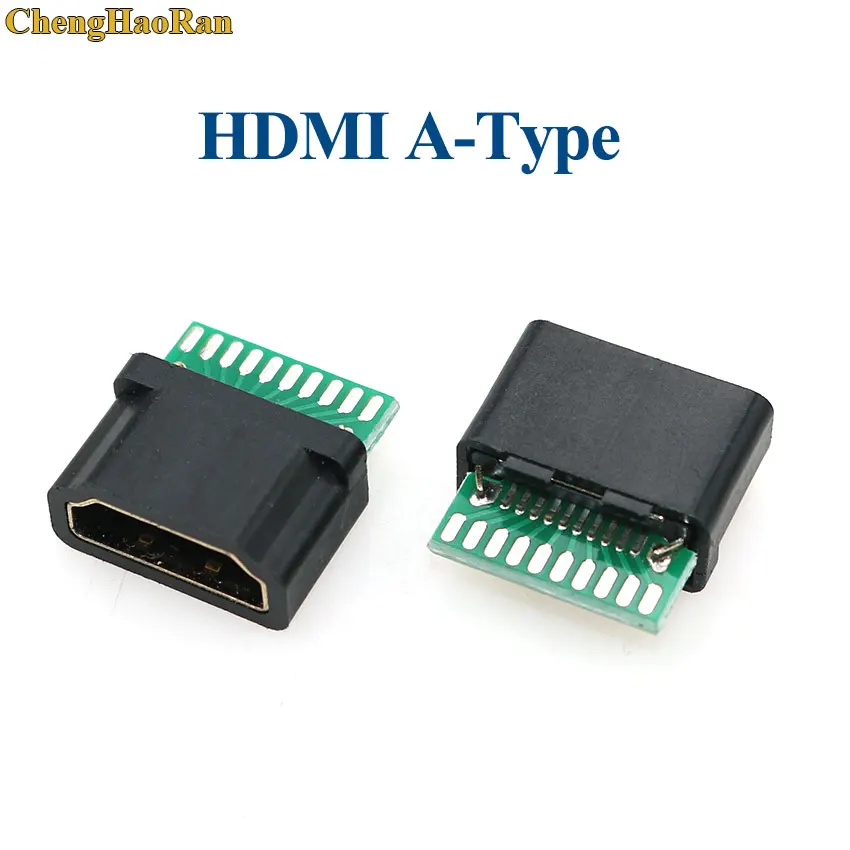 HDMI A-Type ChengHaoRan для iPhone 5 5S 6 Мини видеокамера с разъемом Micro USB Для DIP адаптер PCB Тесты Плата USB 2,0 3,0 3,1/Тип-C/HDMI Женский Разъем - Цвет: HDMI A-Type