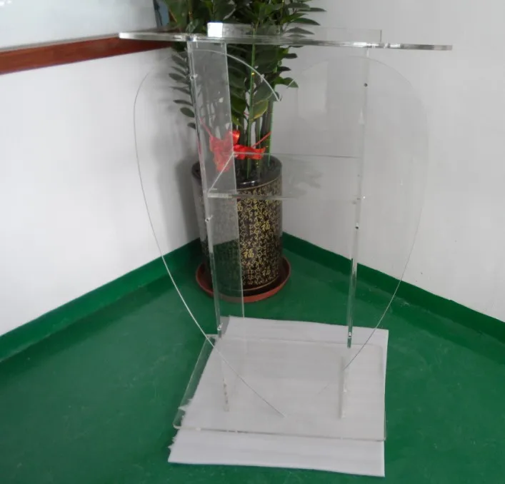 Акриловая кафедра в форме сердца акриловая церковная из плексигласа | Мебель