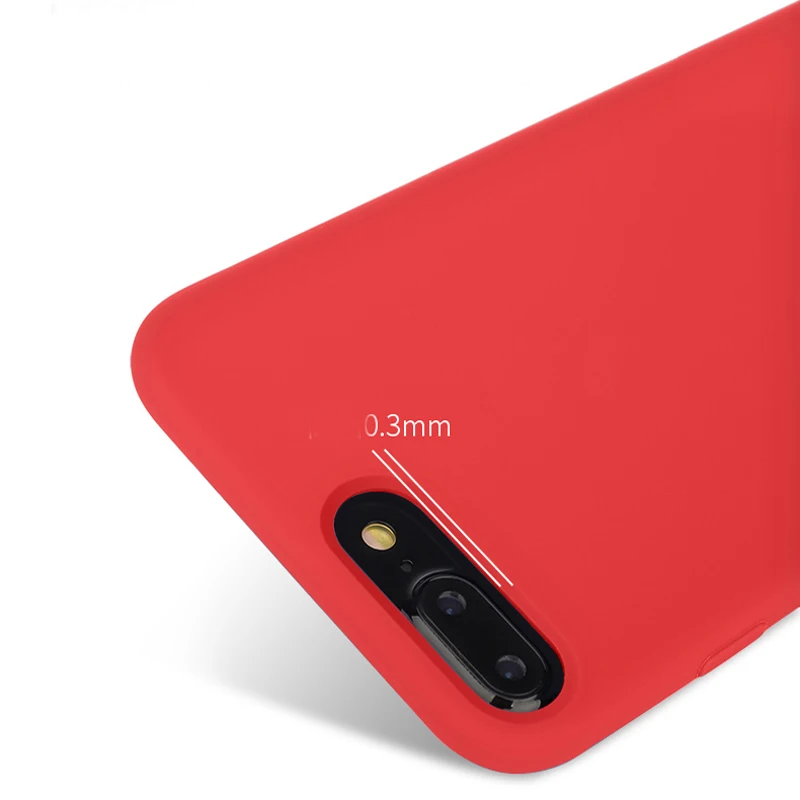 Hyxindy Original Liquid Silicone Case For iPhone 7Plus Apple 8 X Luxury Cover Fashion |