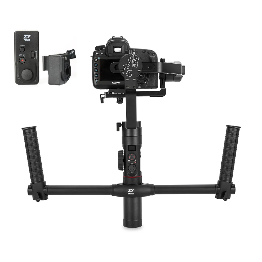 Zhiyun Crane 2 3 Axis Handheld Gimbal Stabilizer with Dul Handle Remote Controller Support for DSLR Cameras Load up to 3.2KG | Электроника