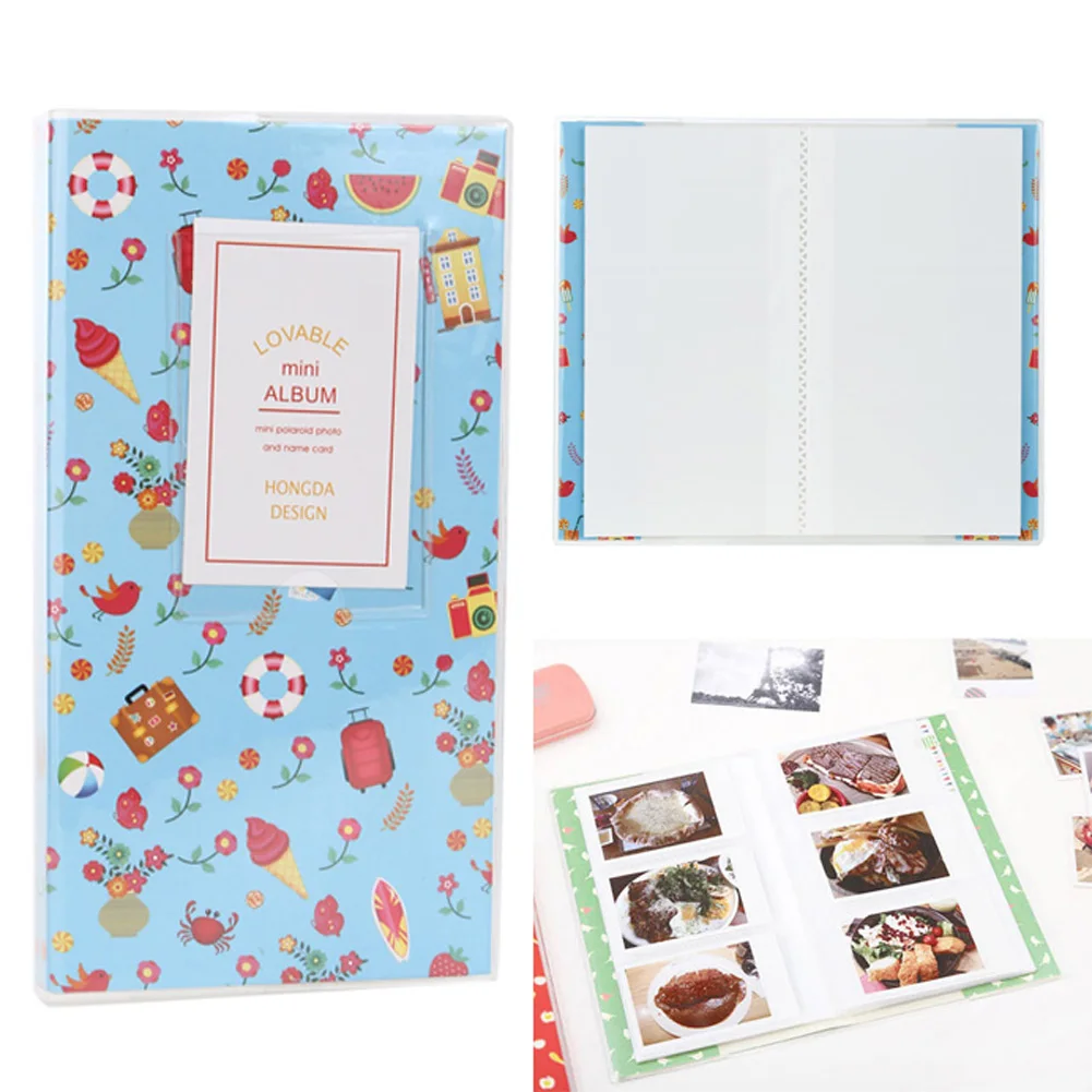 84 Карманы Мини альбом Чехол Контейнер для фотографий 3 дюймовых Interleaf Тип