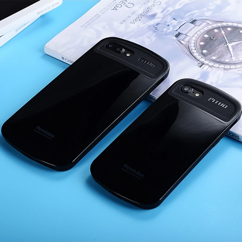 Роскошный Ультратонкий чехол Cyato для iPhone 8 из поликарбоната + силиконовый с полным