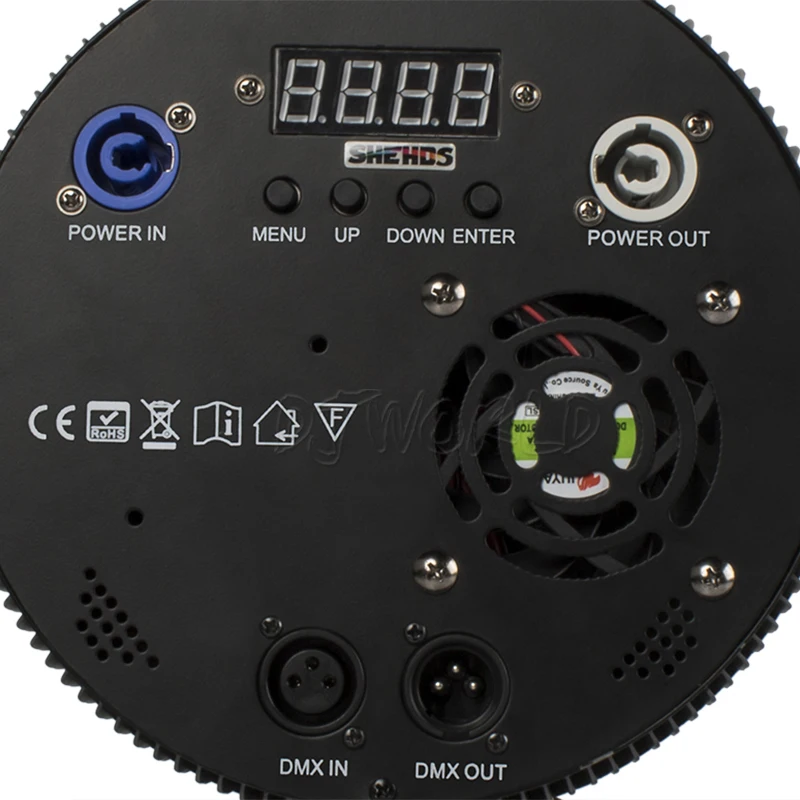 Djworld 4x50 Вт Par Led COB теплый белый холодный Светодиодный прожектор DJ свет 4/8 Канал DMX