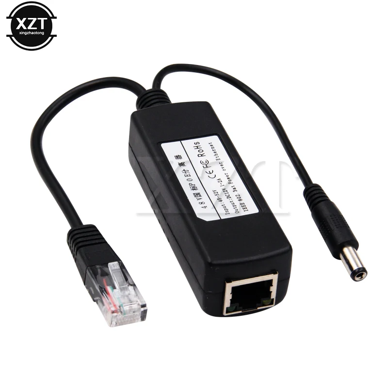 Адаптер RJ45 для кабеля POE переключатель разделитель инжектор постоянного тока от