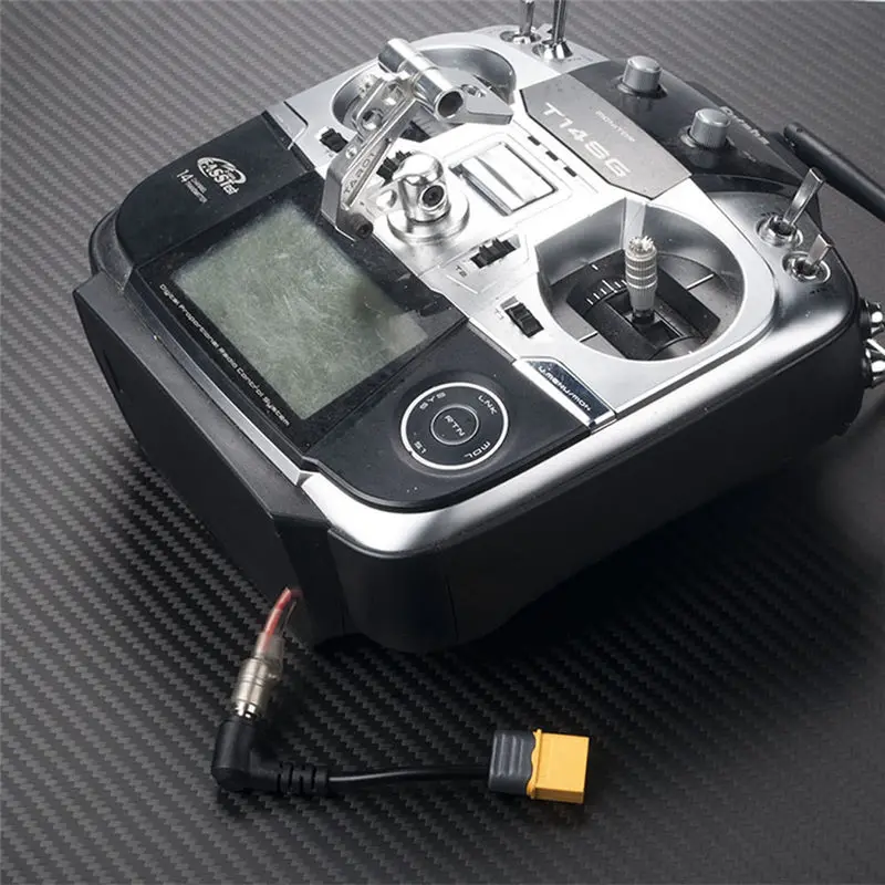 RJXHOBBY XT60 Male Plug DC 5.5mm*2.5mm*40mm Lipo Battery Adapter for FPV Fatshark Goggles RC Models Multicopter | Игрушки и хобби