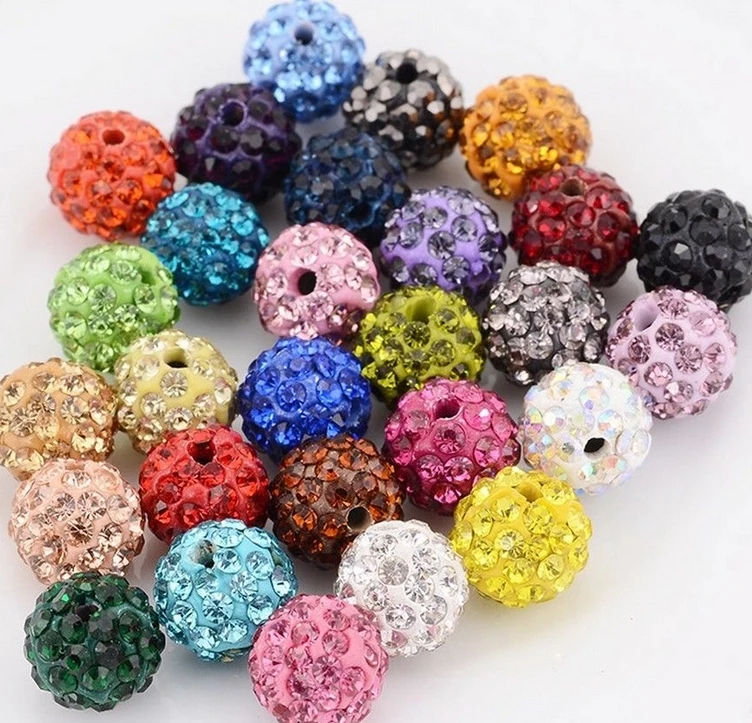 10 мм 50 шт./упак. смешанный Кристалл v4423Beads. Модный Рождественский подарок