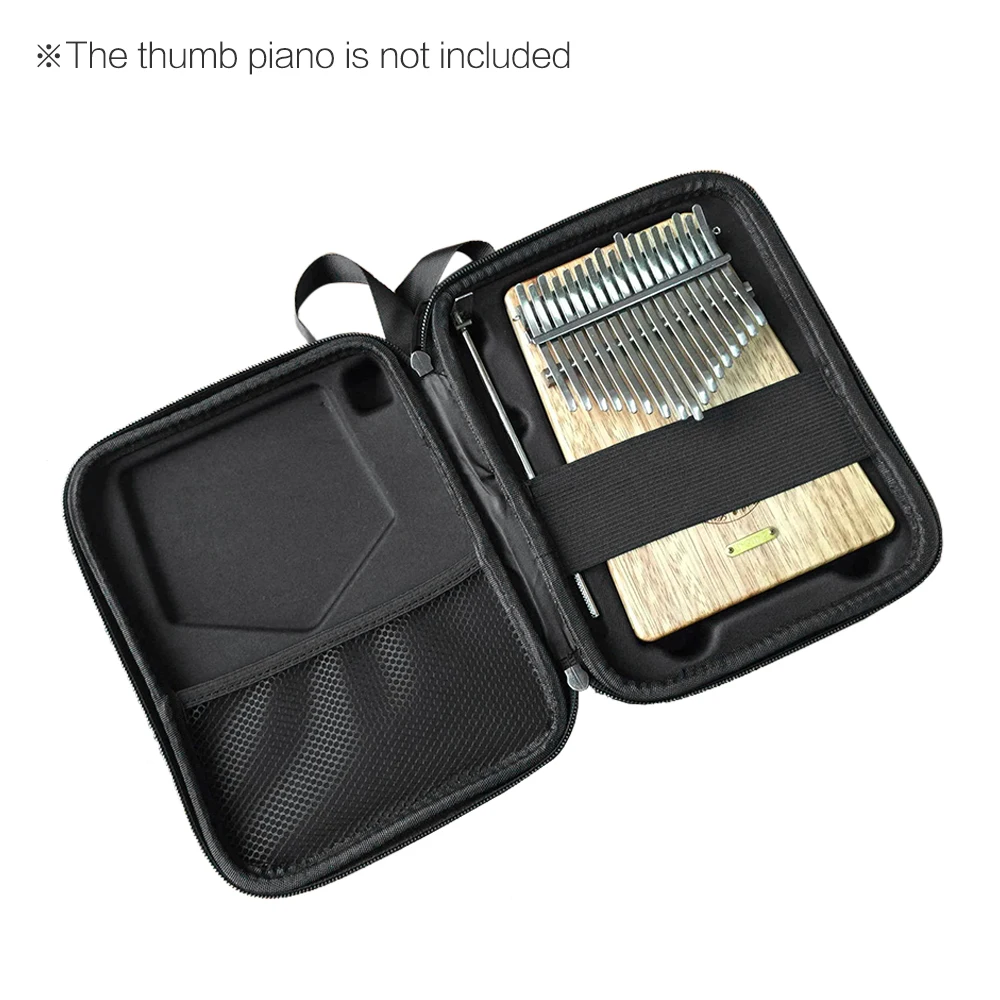 Чехол для Kalimba с 10 клавишами/17 клавишами чехол большого пальца пианино футляр Mbira