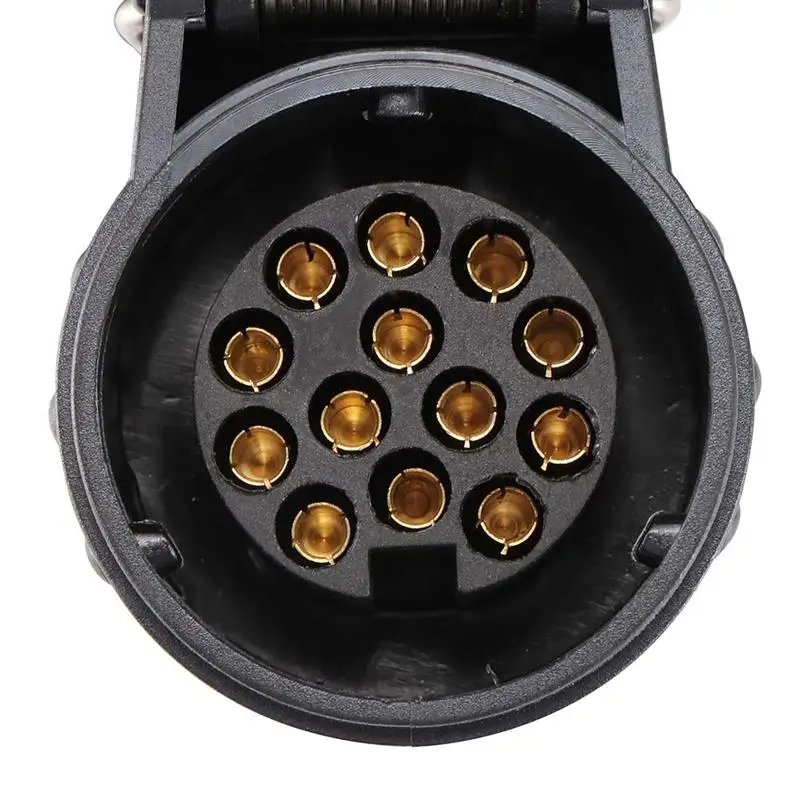 

13 Pin Plug and 13 Pin Socket Trailer Plug With Spring Cable 300cm Extension Wiring Caravan Connectors Waterproof Accessories